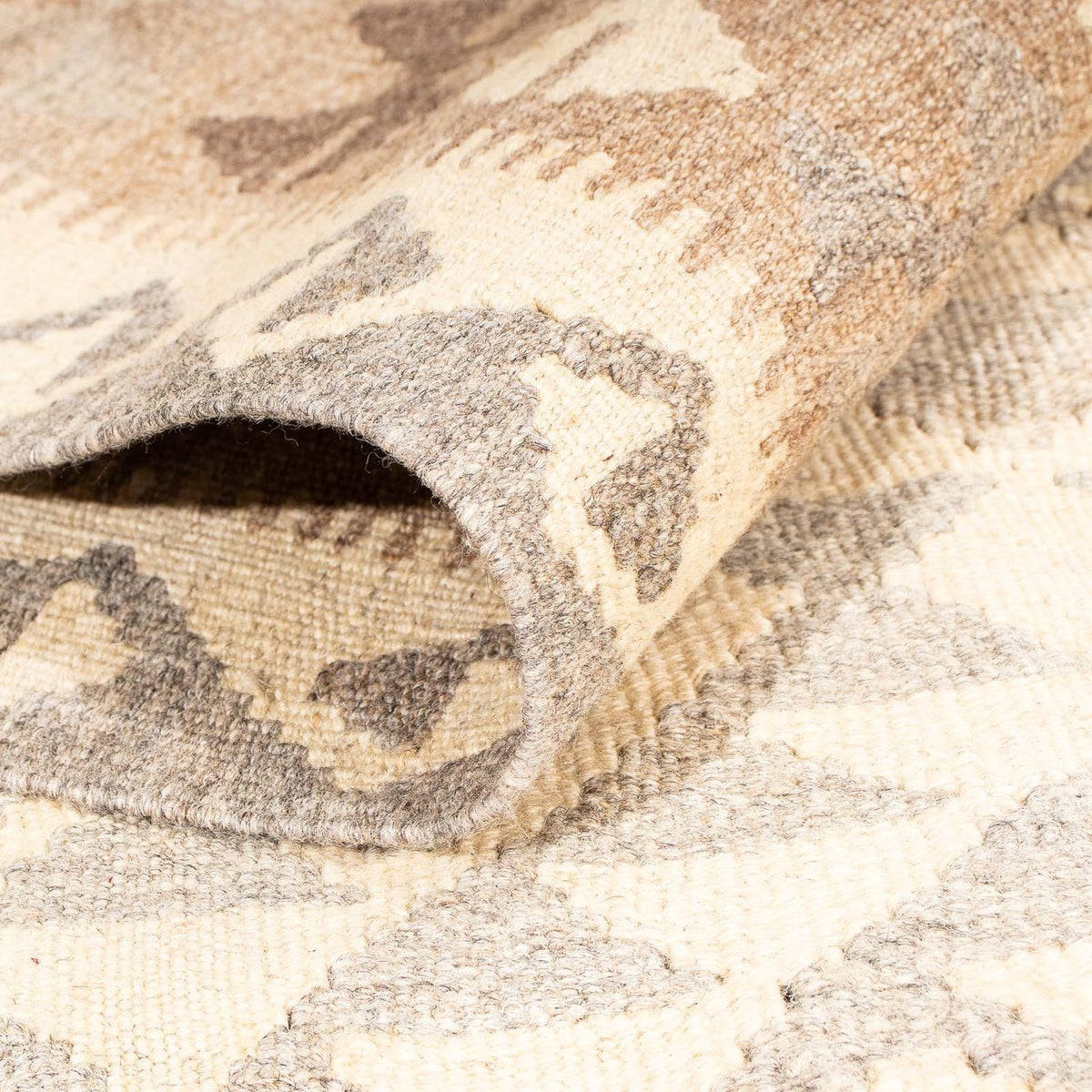 Kelim Carpet - Splash - 173 x 125 cm - beige