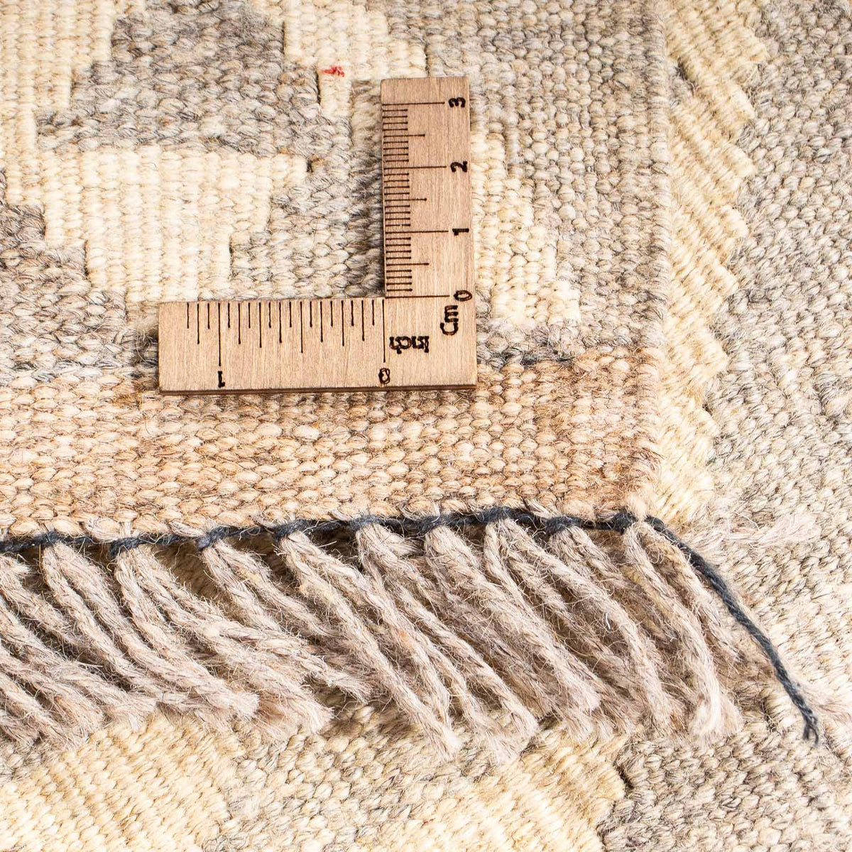 Kelim Carpet - Splash - 173 x 125 cm - beige