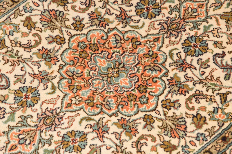 Sidenmatta - Kashmir Silk - 95 x 62 cm - beige