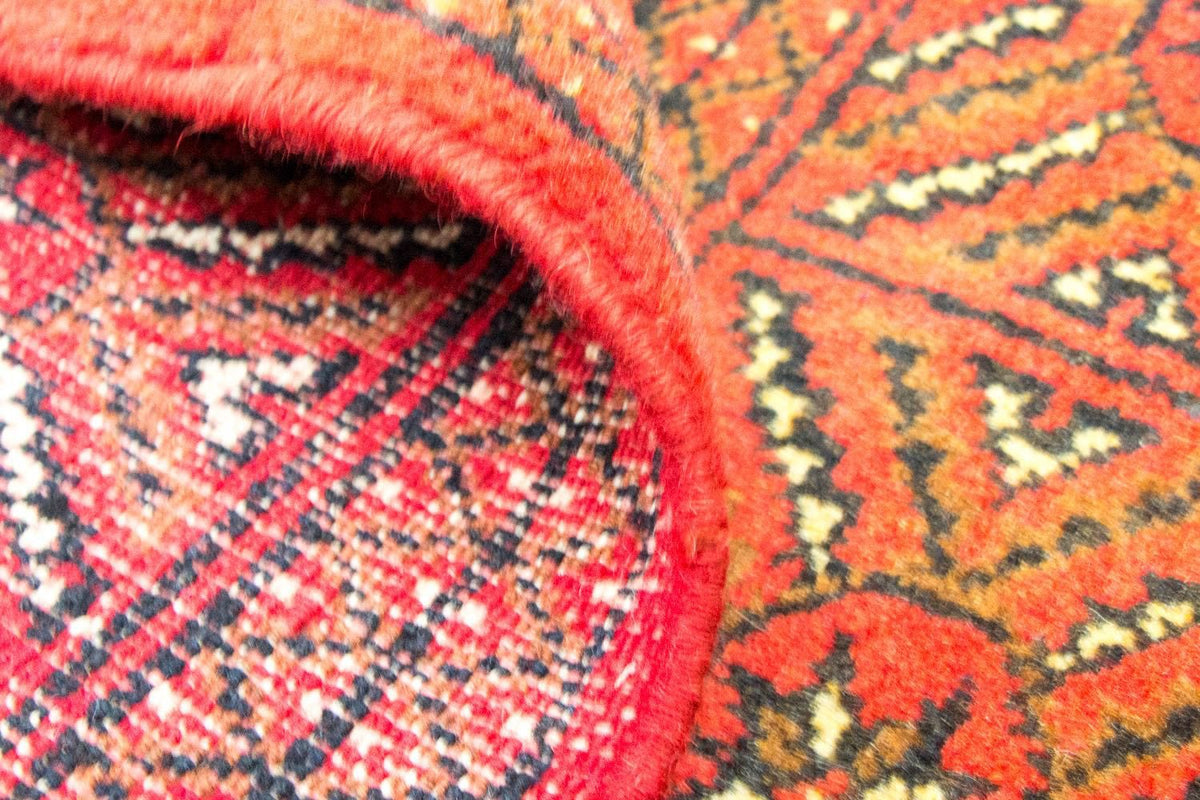 Turkaman-matta - 146 x 103 cm - röd