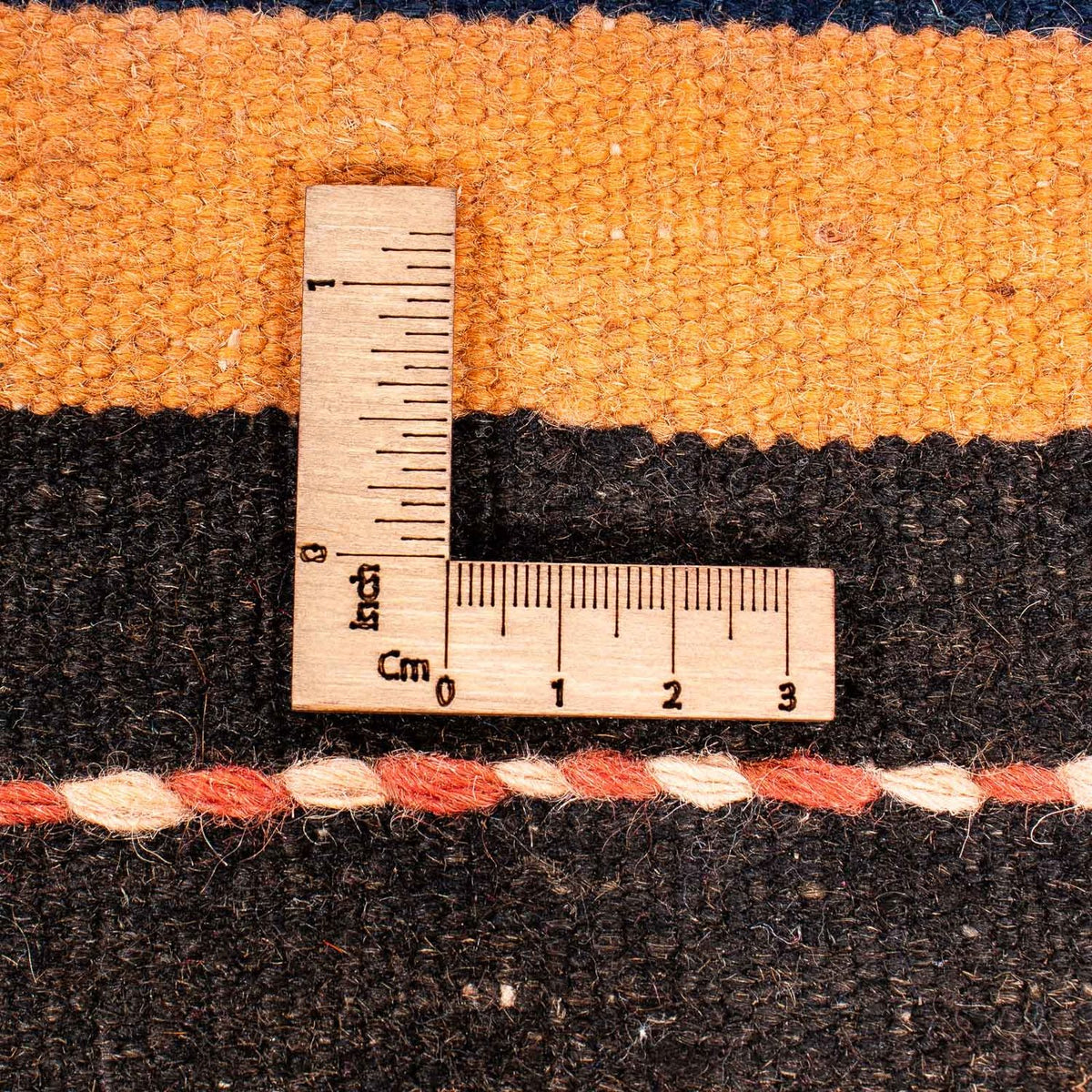 Kelim-matta - gammal - 210 x 157 cm - flerfärgad