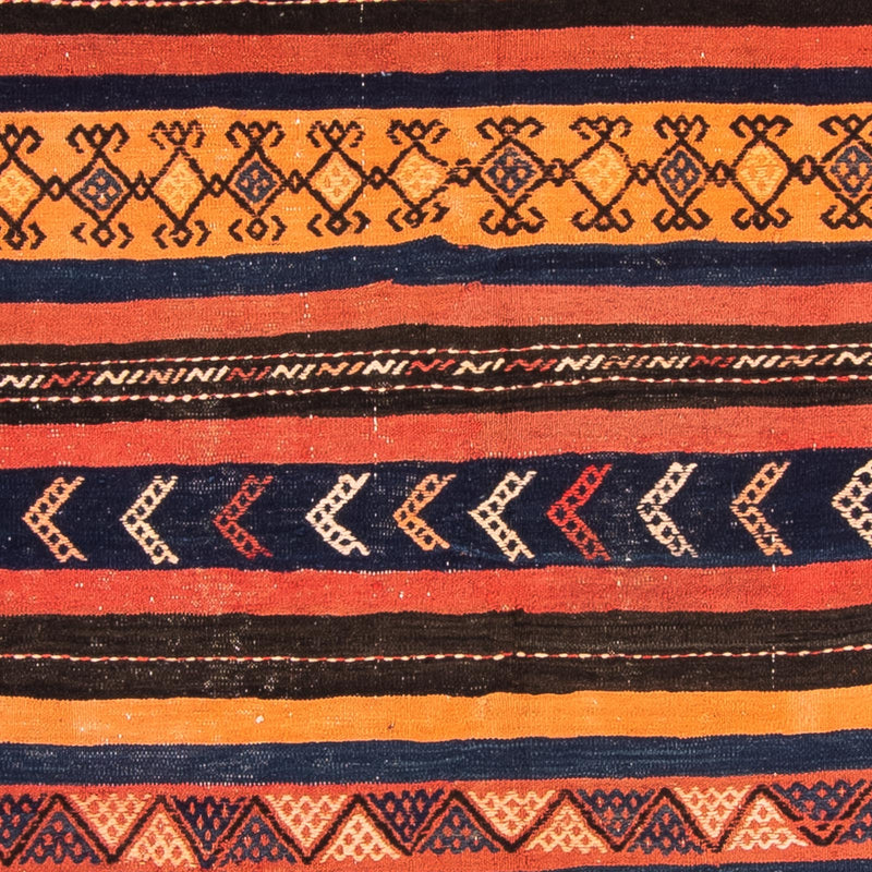 Kelim-matta - gammal - 210 x 157 cm - flerfärgad