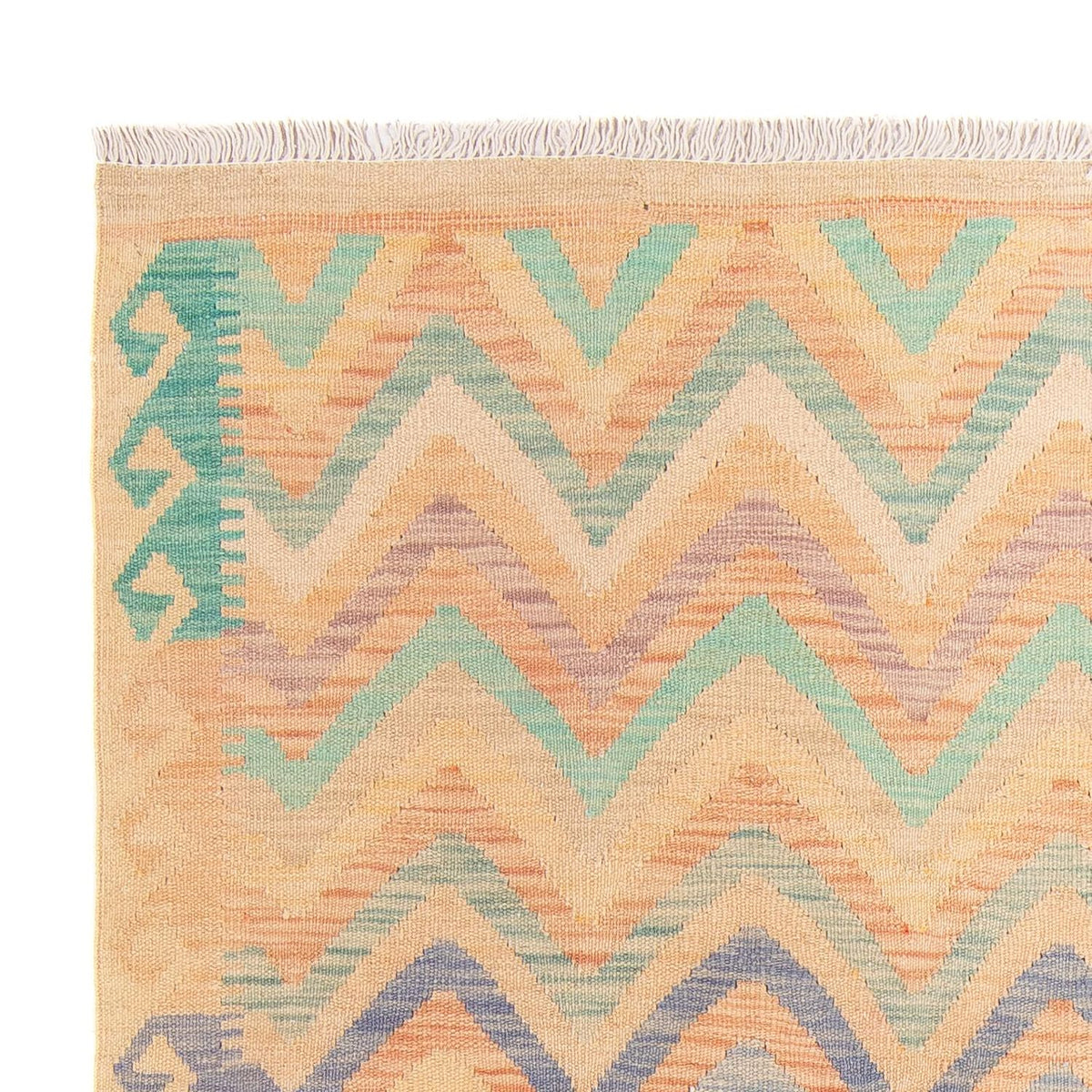 Kelim Carpet - Splash - 203 x 152 cm - flerfärgad