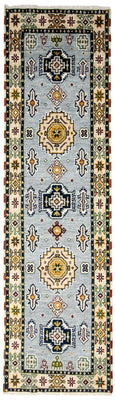 Runner Oriental Carpet - 300 x 82 cm - ljusblå