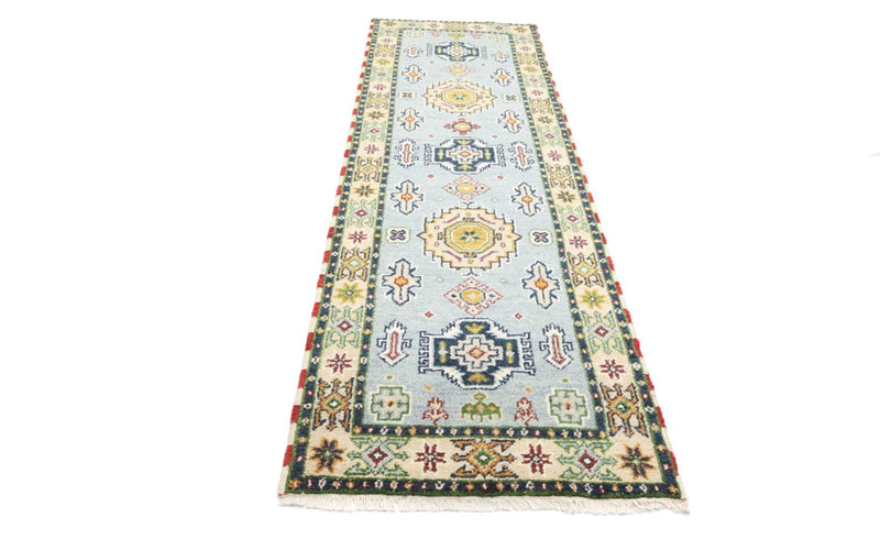 Runner Oriental Carpet - 300 x 82 cm - ljusblå