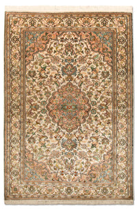 Sidenmatta - Kashmir Silk - 148 x 93 cm - beige