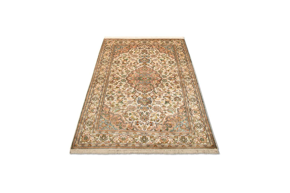 Sidenmatta - Kashmir Silk - 148 x 93 cm - beige
