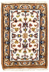Oriental Carpet - 90 x 60 cm - beige