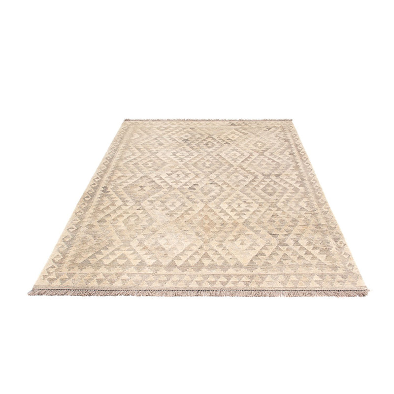 Kelim Carpet - Splash - 210 x 154 cm - beige