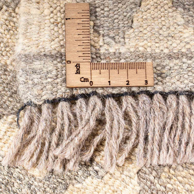 Kelim Carpet - Splash - 210 x 154 cm - beige