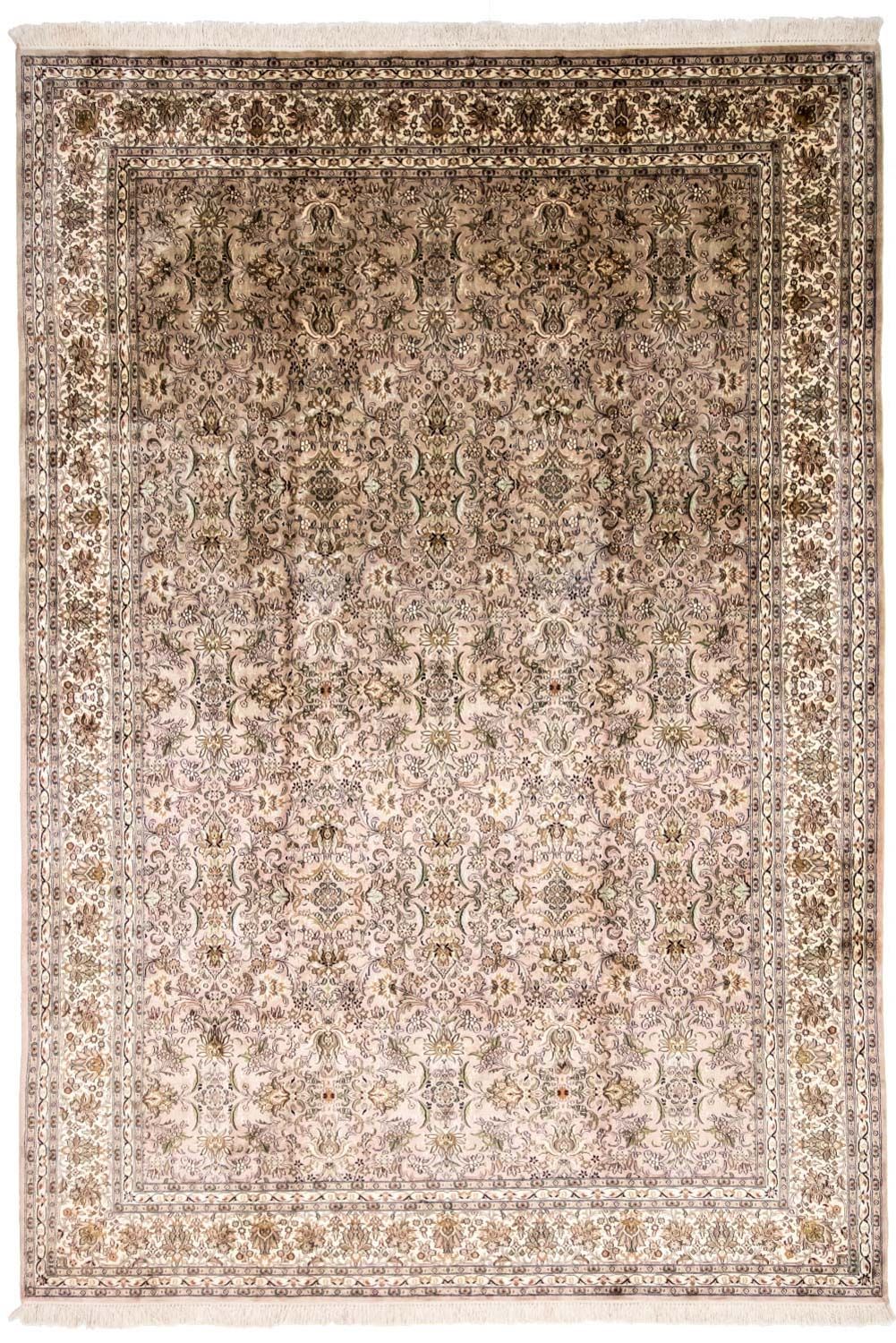 Sidenmatta - Kashmir Silk - 308 x 204 cm - beige