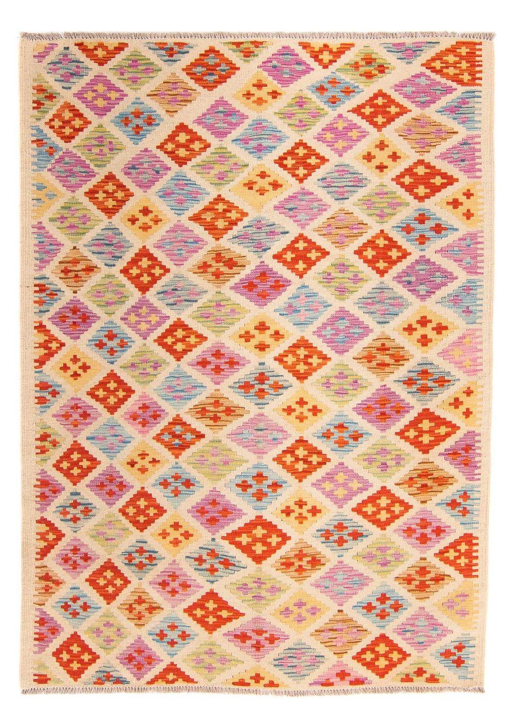 Kelim Carpet - Splash - 168 x 125 cm - flerfärgad
