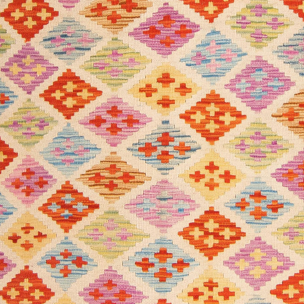 Kelim Carpet - Splash - 168 x 125 cm - flerfärgad