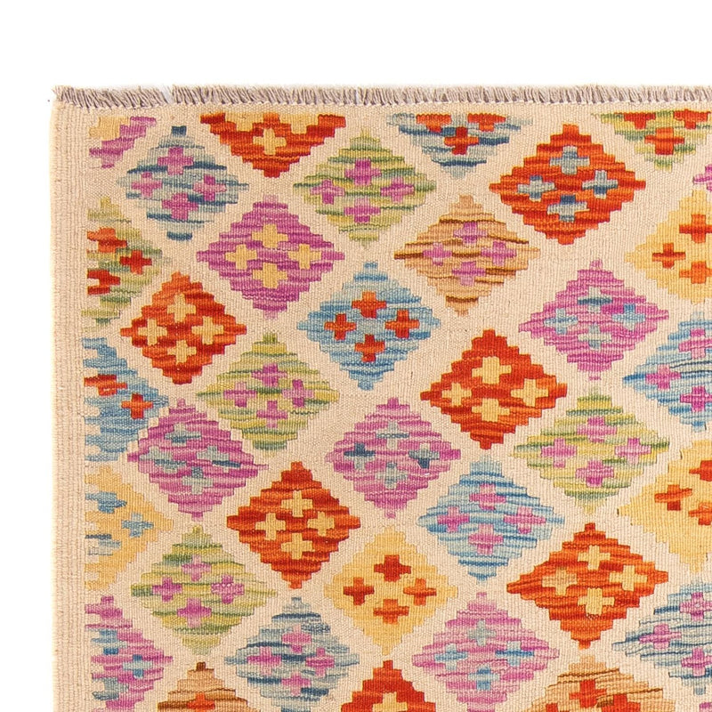 Kelim Carpet - Splash - 168 x 125 cm - flerfärgad