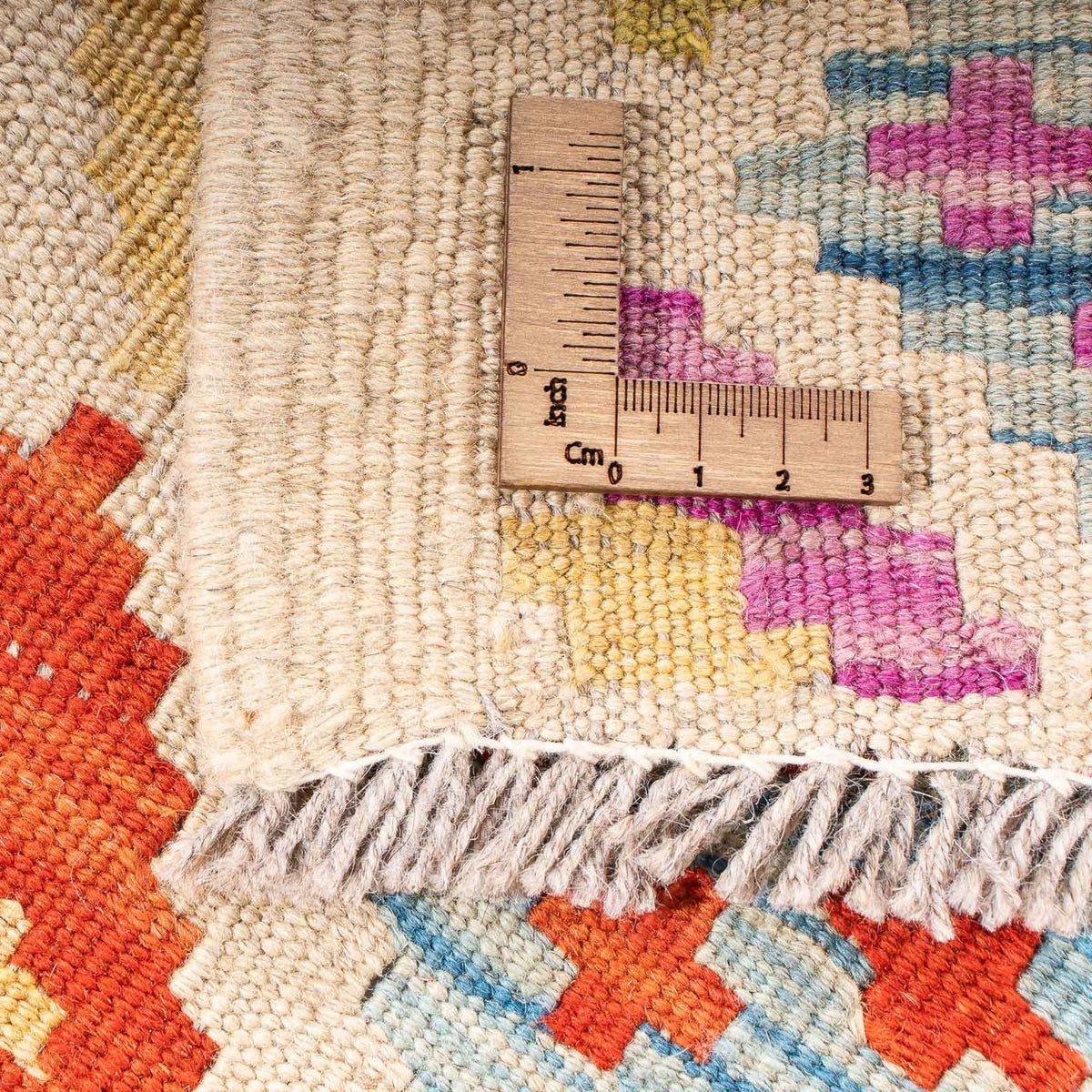 Kelim Carpet - Splash - 168 x 125 cm - flerfärgad