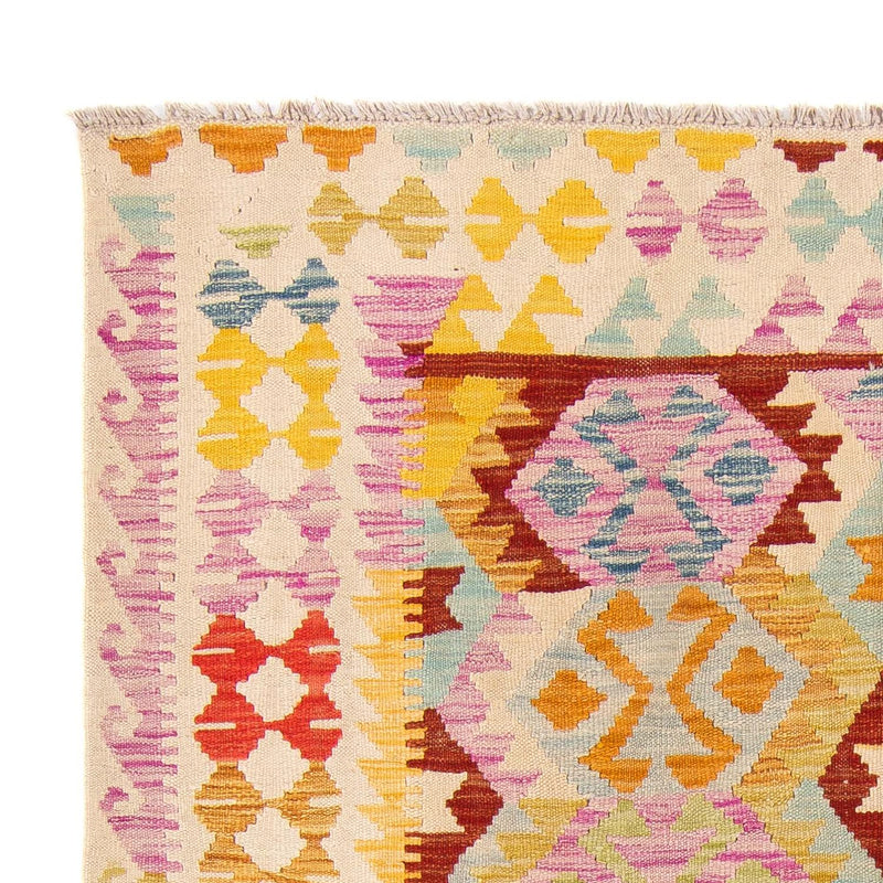 Kelim Carpet - Splash - 203 x 148 cm - flerfärgad