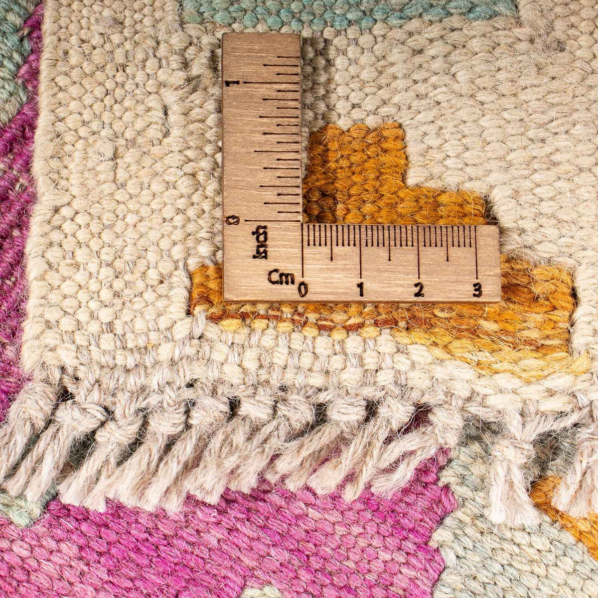 Kelim Carpet - Splash - 203 x 148 cm - flerfärgad