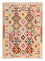 Kelim Carpet - Splash - 204 x 154 cm - flerfärgad