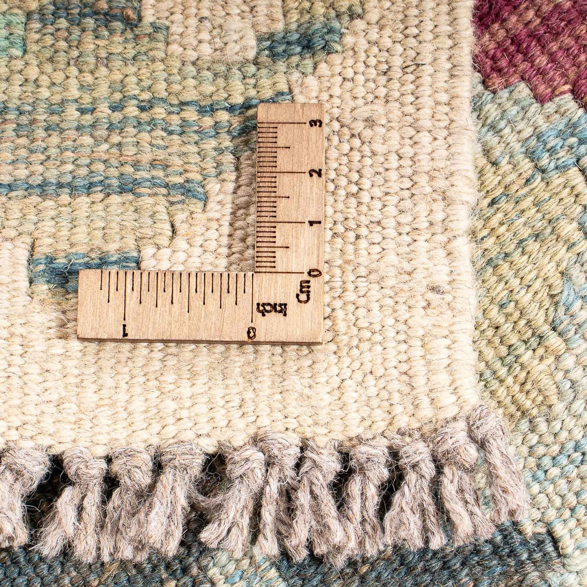 Kelim Carpet - Splash - 204 x 154 cm - flerfärgad