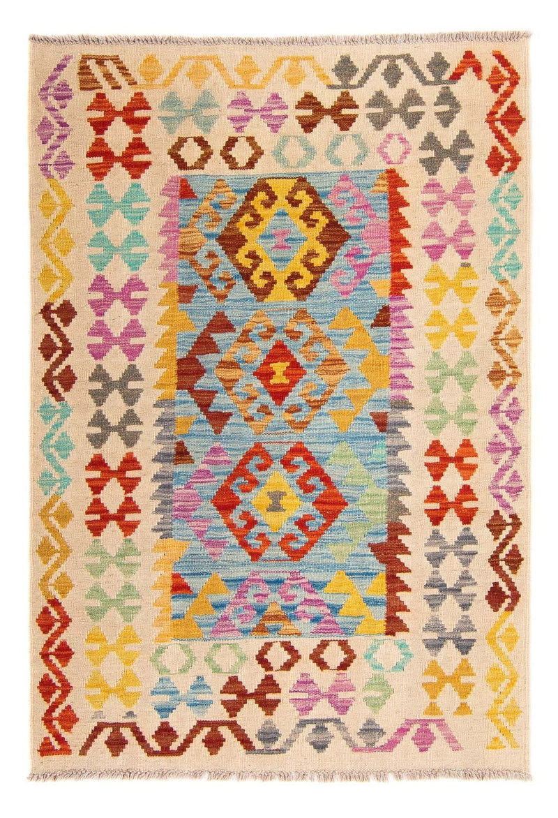 Kelim Carpet - Splash - 146 x 100 cm - flerfärgad