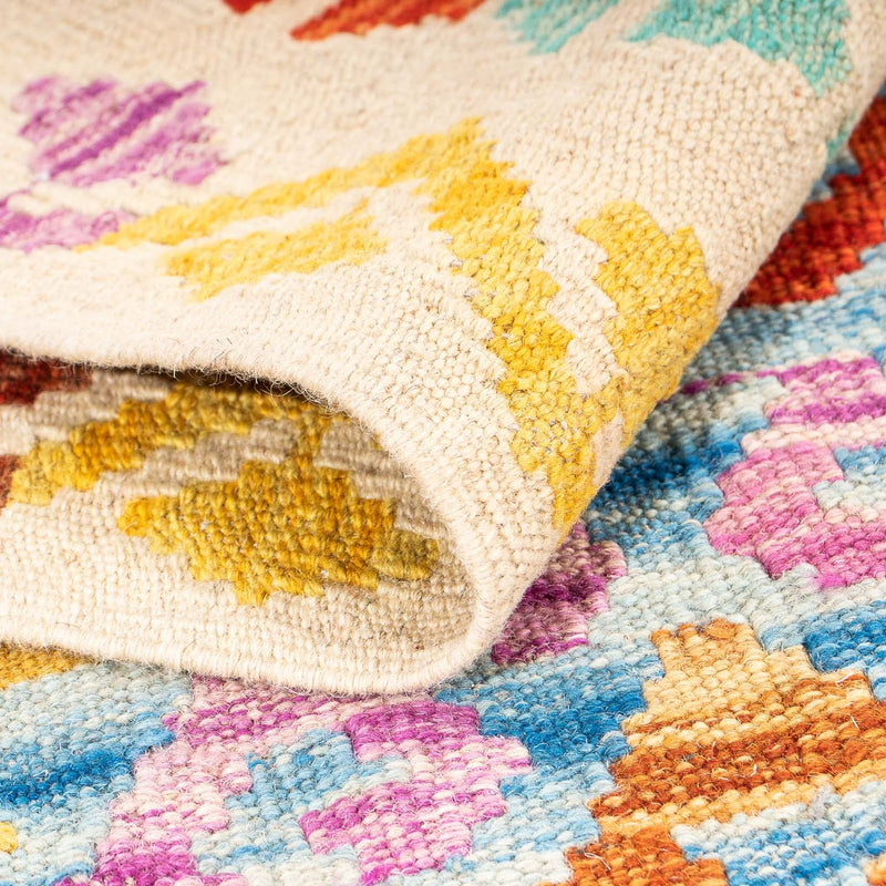 Kelim Carpet - Splash - 146 x 100 cm - flerfärgad