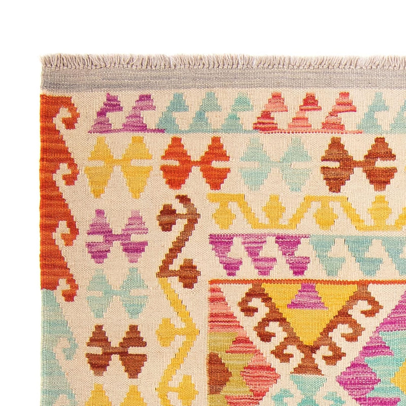 Kelim Carpet - Splash - 178 x 123 cm - flerfärgad