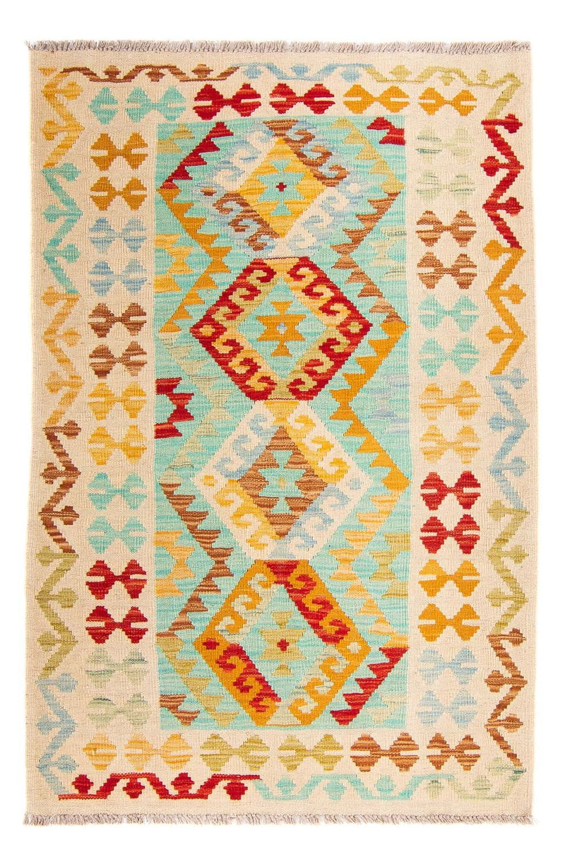 Kelim Carpet - Splash - 152 x 101 cm - flerfärgad