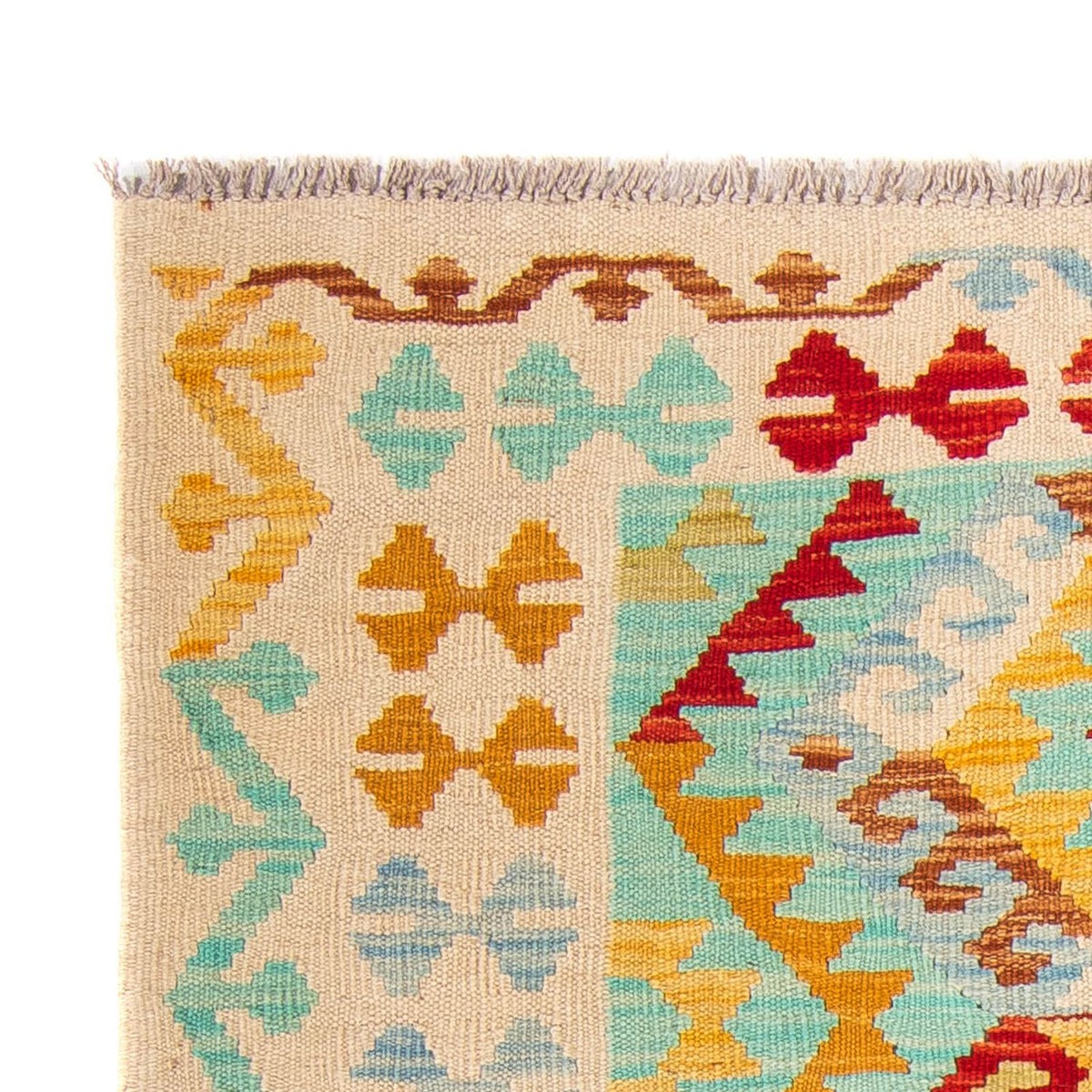 Kelim Carpet - Splash - 152 x 101 cm - flerfärgad