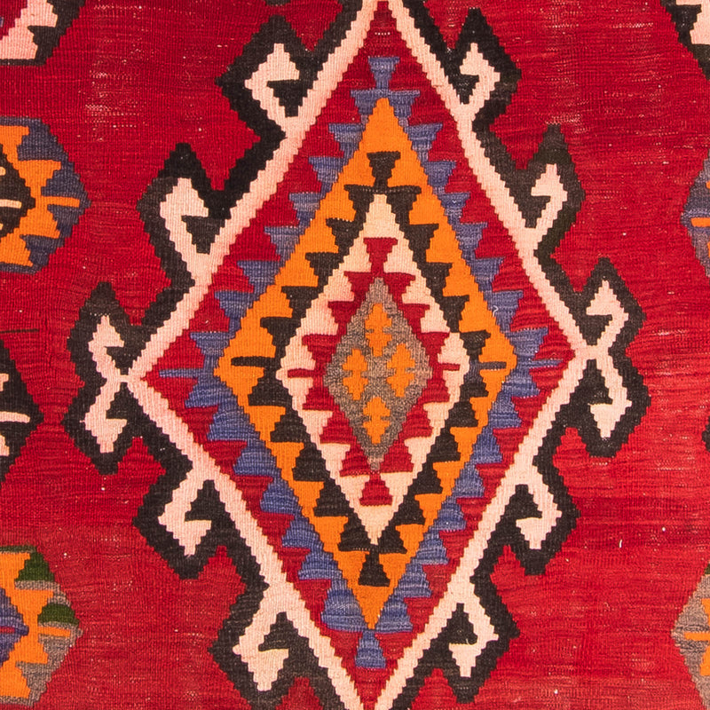 Kelim-matta - gammal - 305 x 160 cm - flerfärgad