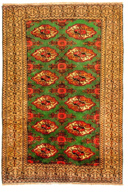 Turkaman-matta 102x143cm - Persisk matta