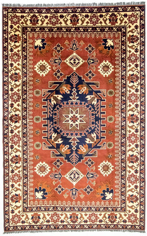 Afghansk matta - Hatshlu - 313 x 203 cm - rost