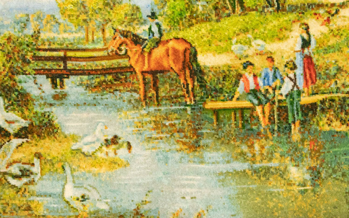 Bildmatta - 116 x 84 cm - flerfärgad