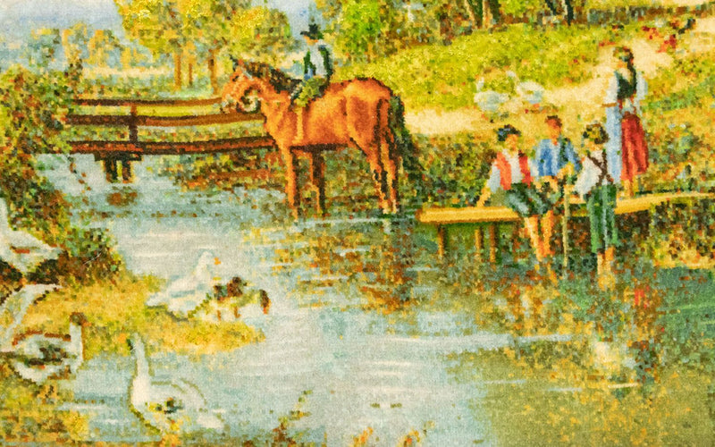 Bildmatta - 116 x 84 cm - flerfärgad