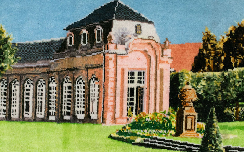 Bildmatta kvadrat  - 116 x 95 cm - flerfärgad