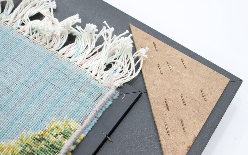 Bildmatta kvadrat  - 116 x 95 cm - flerfärgad