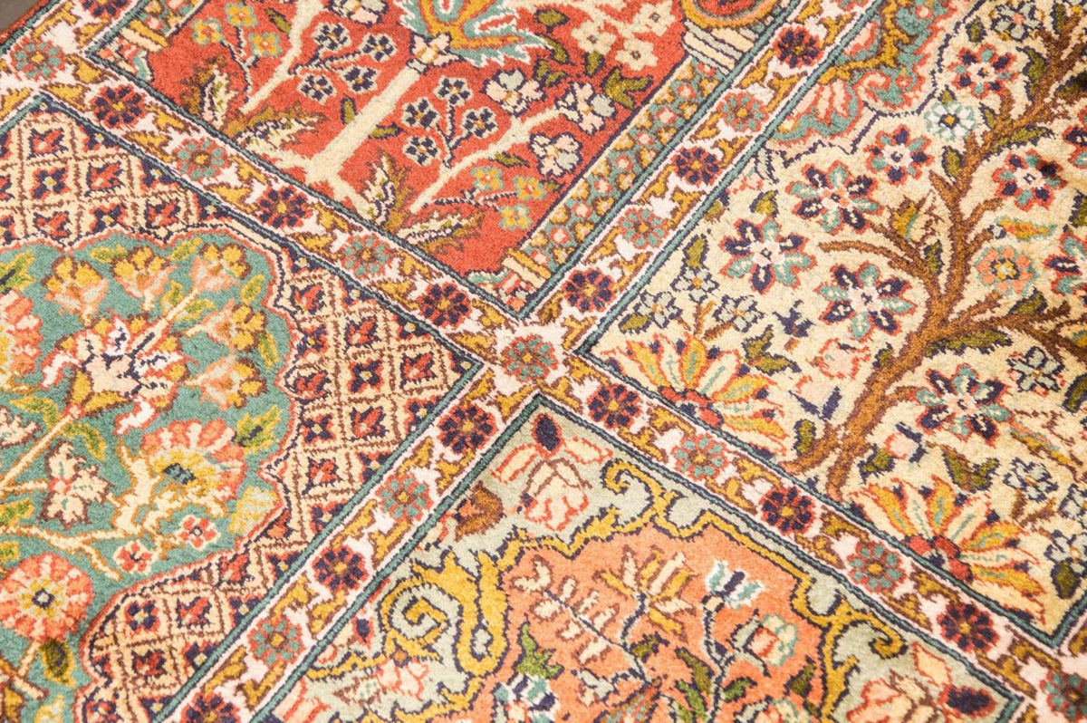 Sidenmatta - Kashmir Silk - 91 x 65 cm - flerfärgad