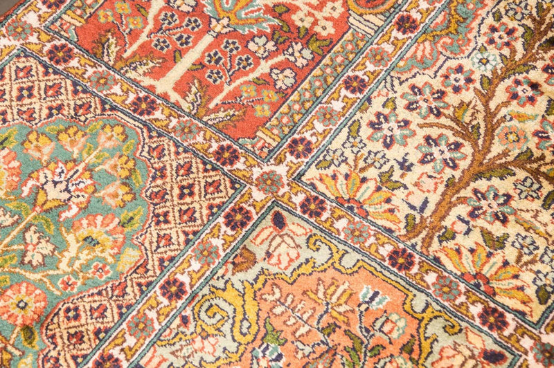 Sidenmatta - Kashmir Silk - 91 x 65 cm - flerfärgad
