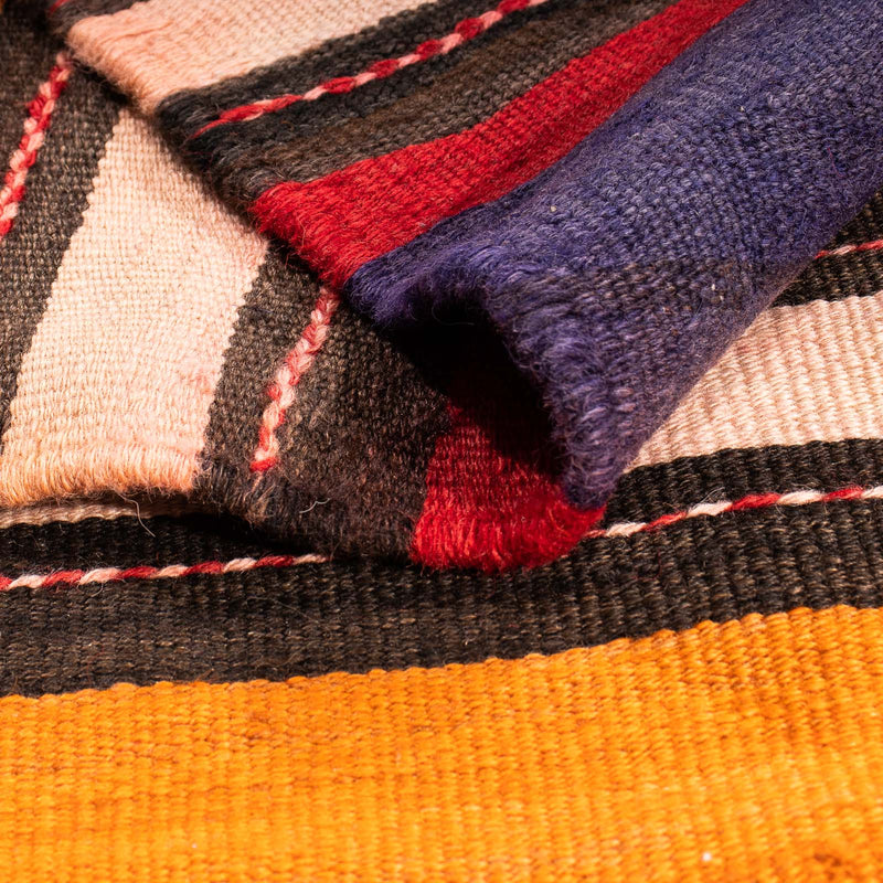 Kelim-matta - gammal - 215 x 180 cm - flerfärgad