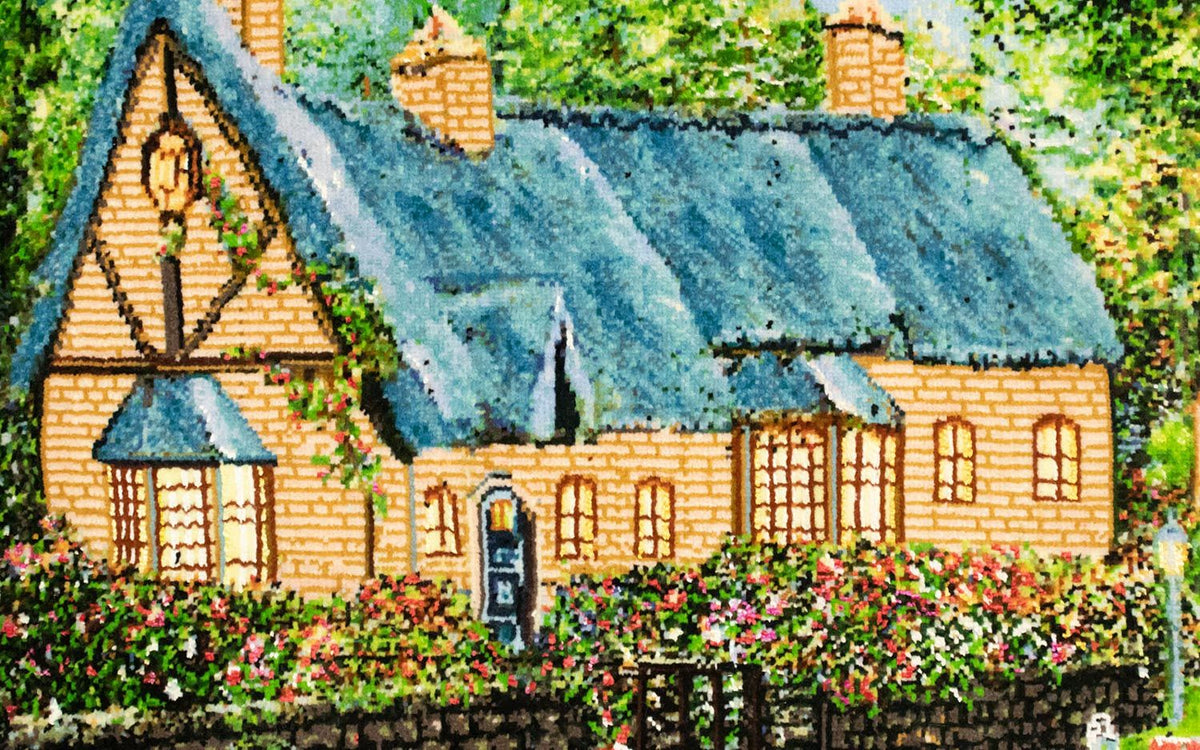 Bildmatta - 91 x 72 cm - flerfärgad