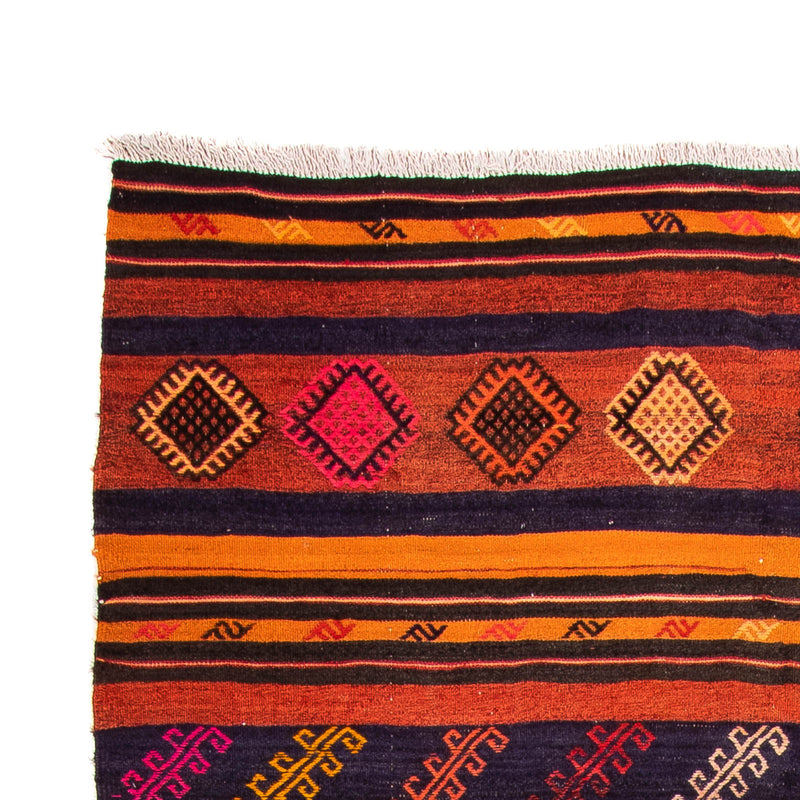 Runner Kelim-matta - gammal - 340 x 170 cm - flerfärgad