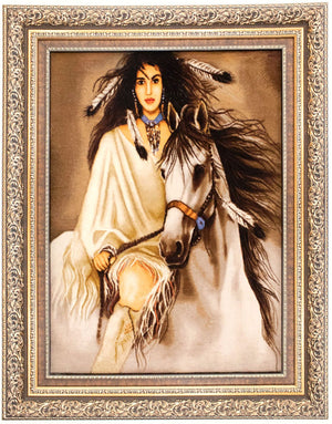 Bild-Teppich 102 x 81 cm Teppich Quadratisch