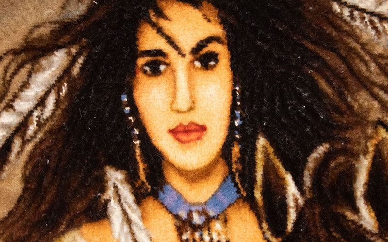 Bild-Teppich 102 x 81 cm Teppich Quadratisch