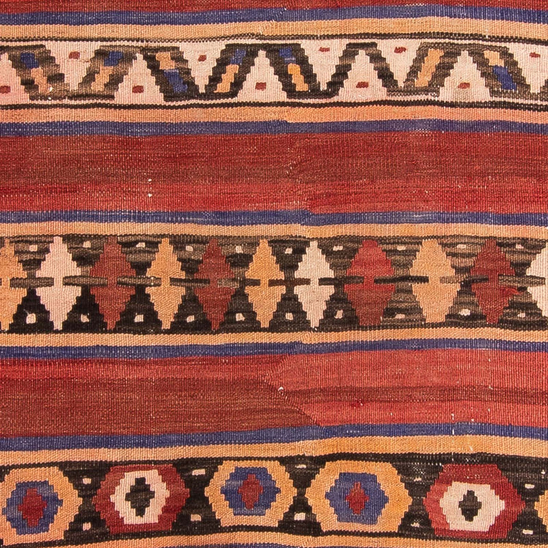 Kelim-matta - gammal - 265 x 141 cm - flerfärgad