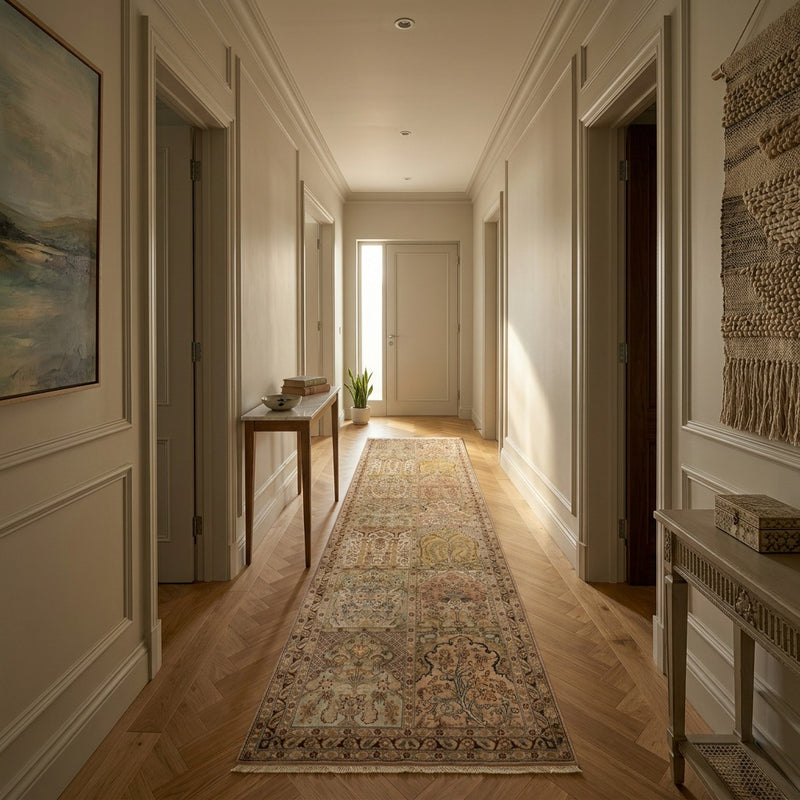 Kashmir silke Mattan 316x77cm - Oriental Carpet