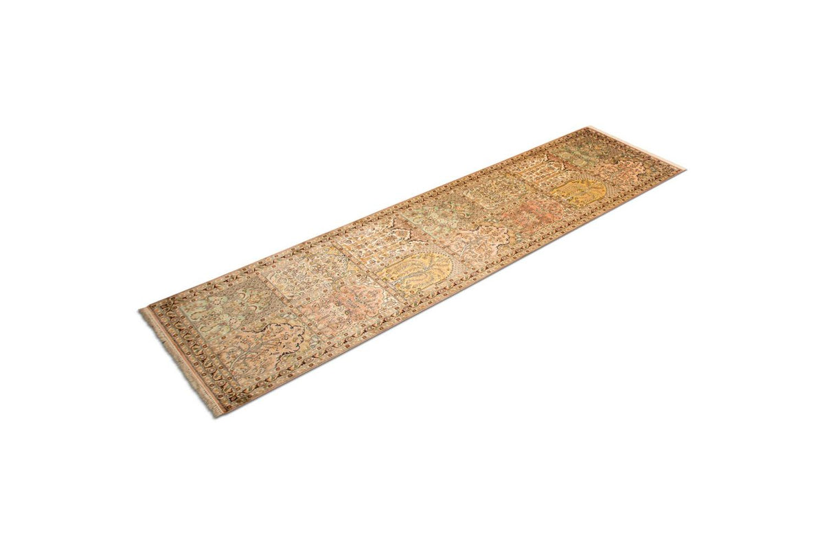 Runner Sidenmatta - Kashmir Silk - 316 x 77 cm - flerfärgad