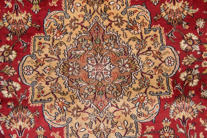 Sidenmatta - Kashmir Silk - 245 x 170 cm - röd