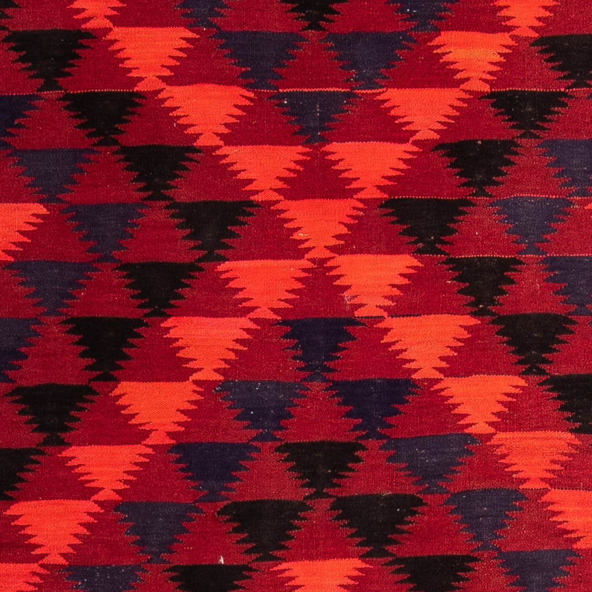 Runner Kelim-matta - gammal - 280 x 145 cm - flerfärgad