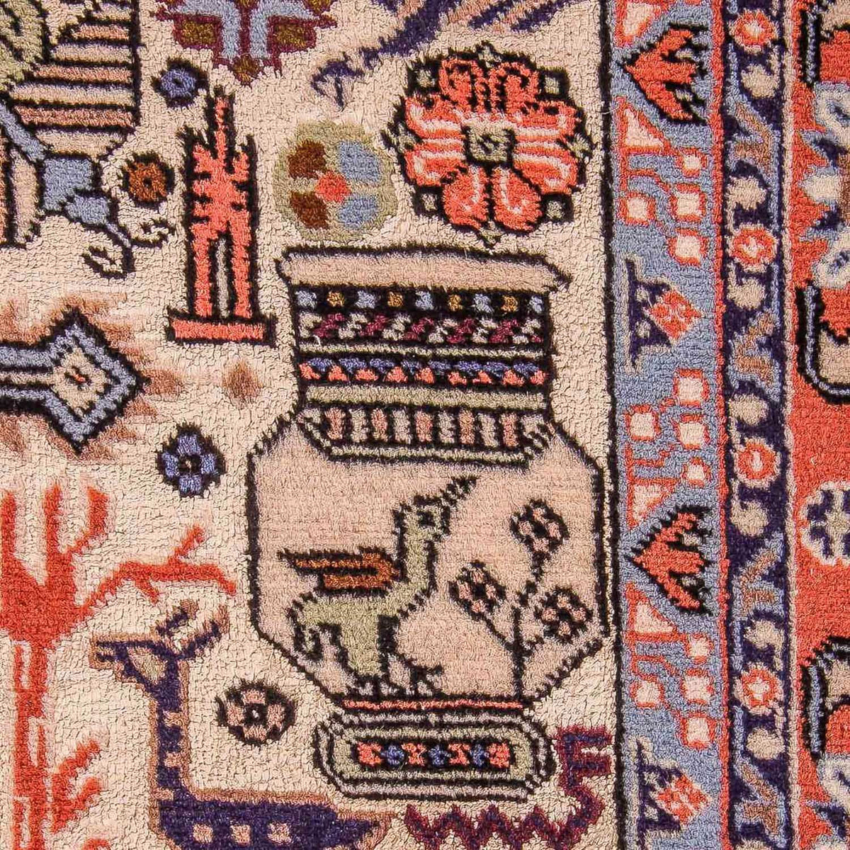 Persisk matta - Nomadic - 200 x 137 cm - rosa