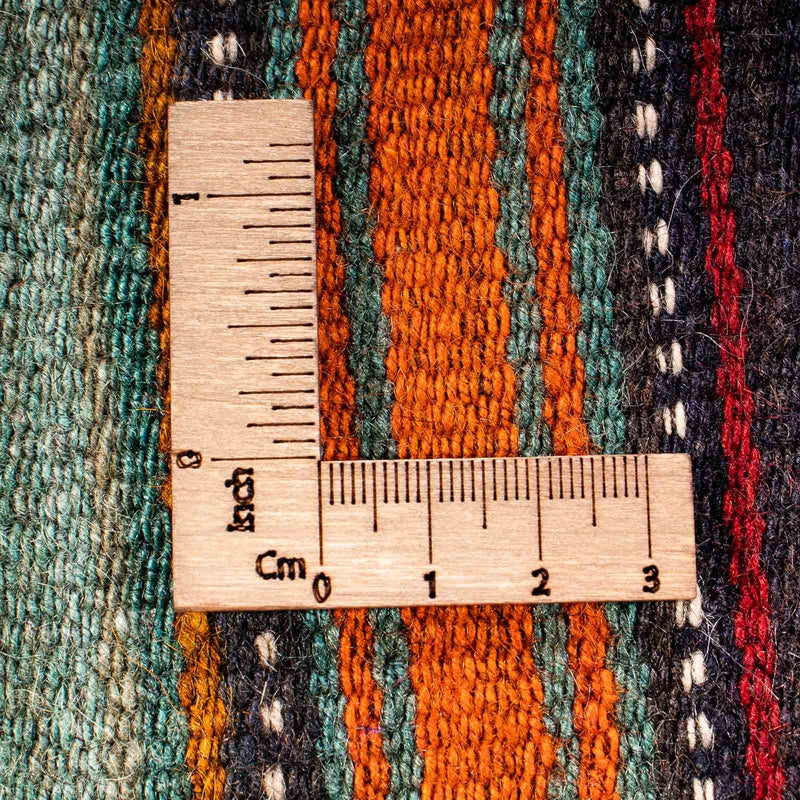 Kelim-matta - gammal - 250 x 210 cm - flerfärgad