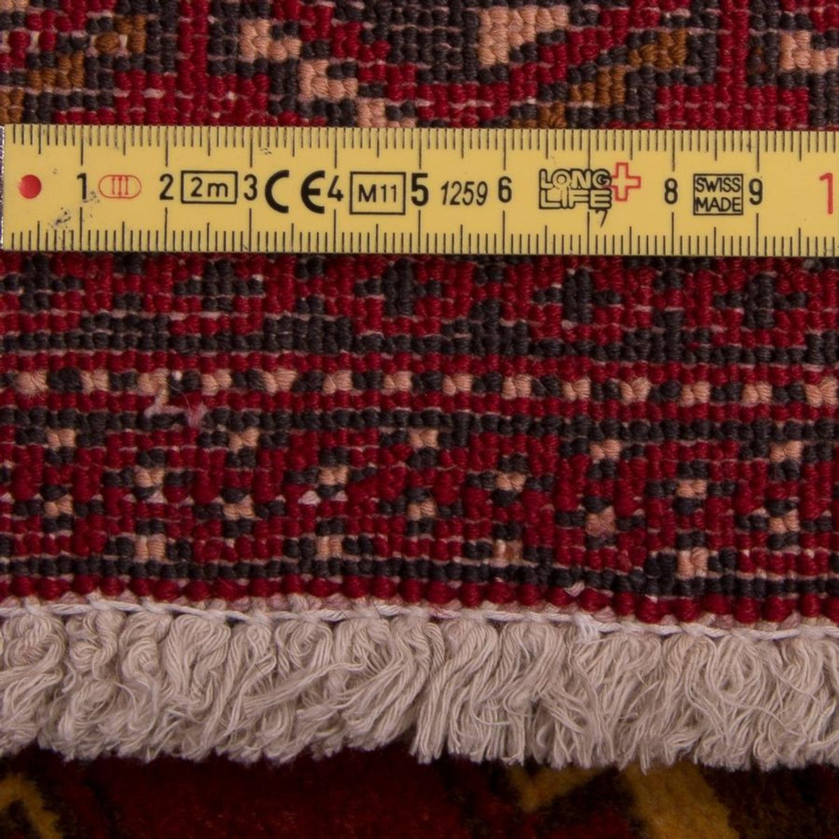 Turkaman-matta - 123 x 95 cm - röd